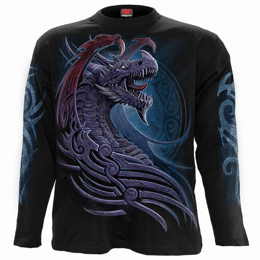 Langærmet T-shirt Spiral Dragon Borne