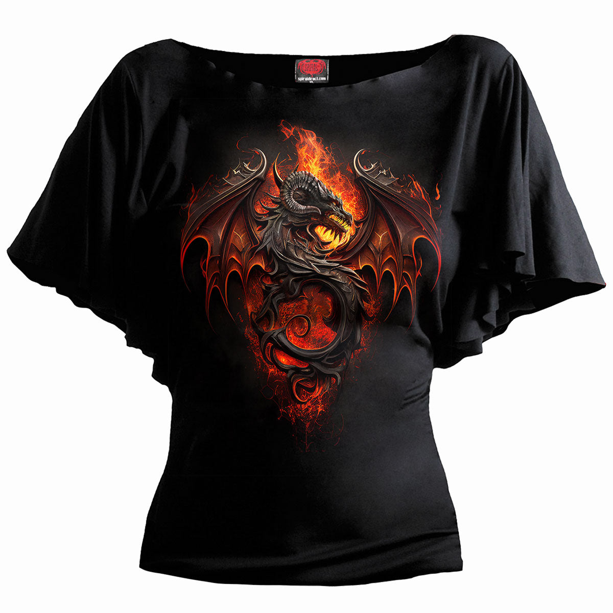 Tops - Short Sleeve Spiral Infernal Duel