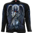Load image into Gallery viewer, Langærmet T-shirt Spiral Grieving Angel
