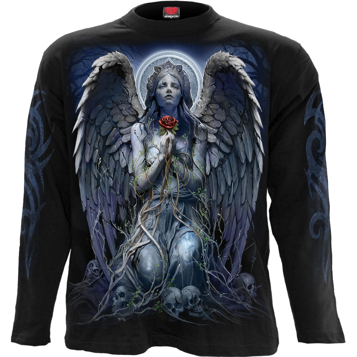 Langærmet T-shirt Spiral Grieving Angel