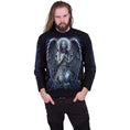 Load image into Gallery viewer, Langærmet T-shirt Spiral Grieving Angel
