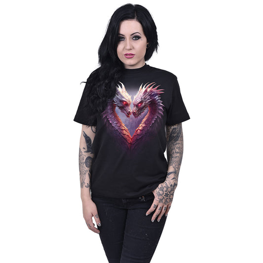 T-shirt Spiral Heart Of Dragons