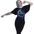 Load image into Gallery viewer, Tops - Short Sleeve Spiral Velvet Moon

