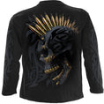 Indlæs billede i Gallery viewer, Langærmet T-shirt Spiral Black Gold
