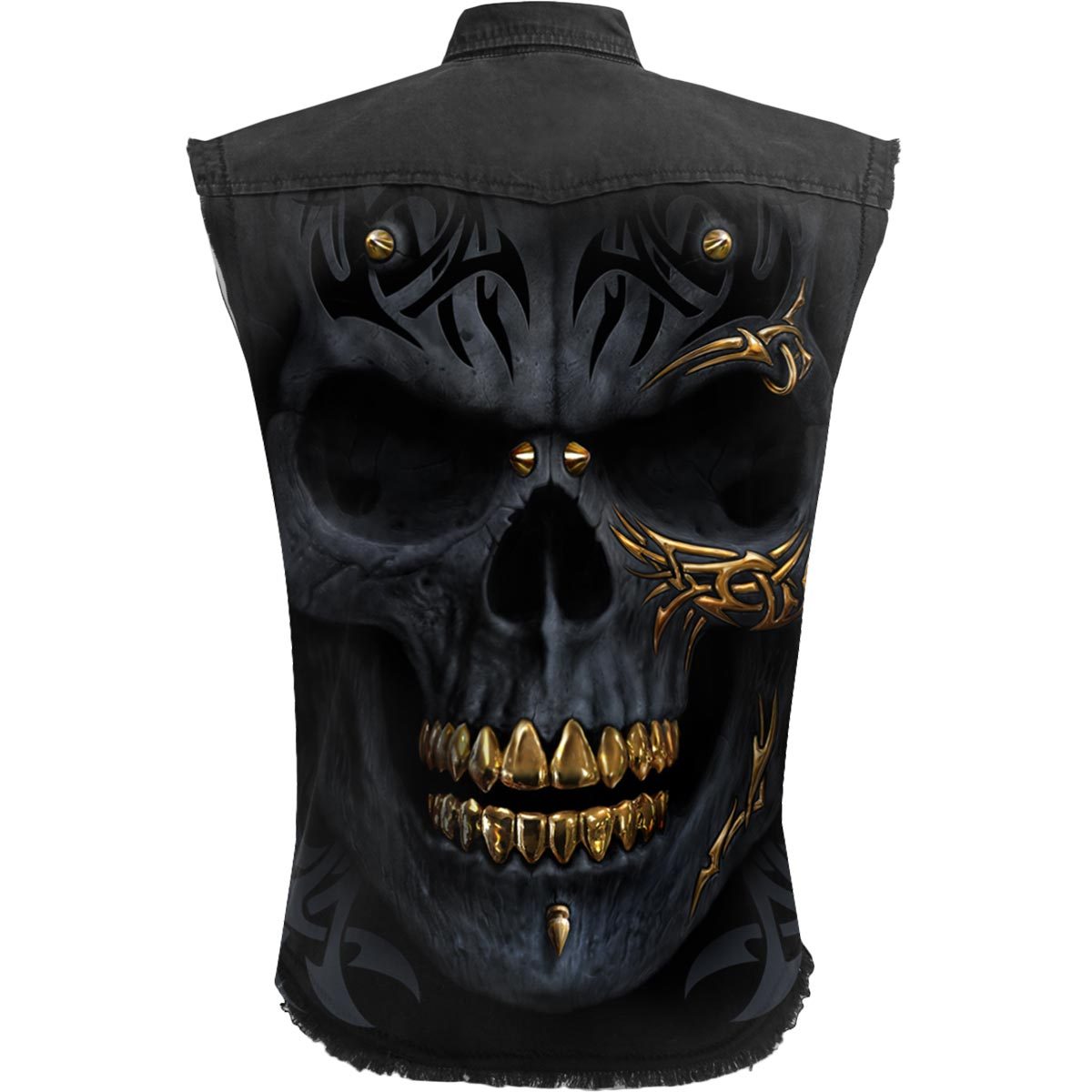 T-shirt Spiral Black Gold