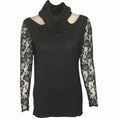 Indlæs billede i Gallery viewer, Langærmet T-shirt Spiral Gothic Elegance
