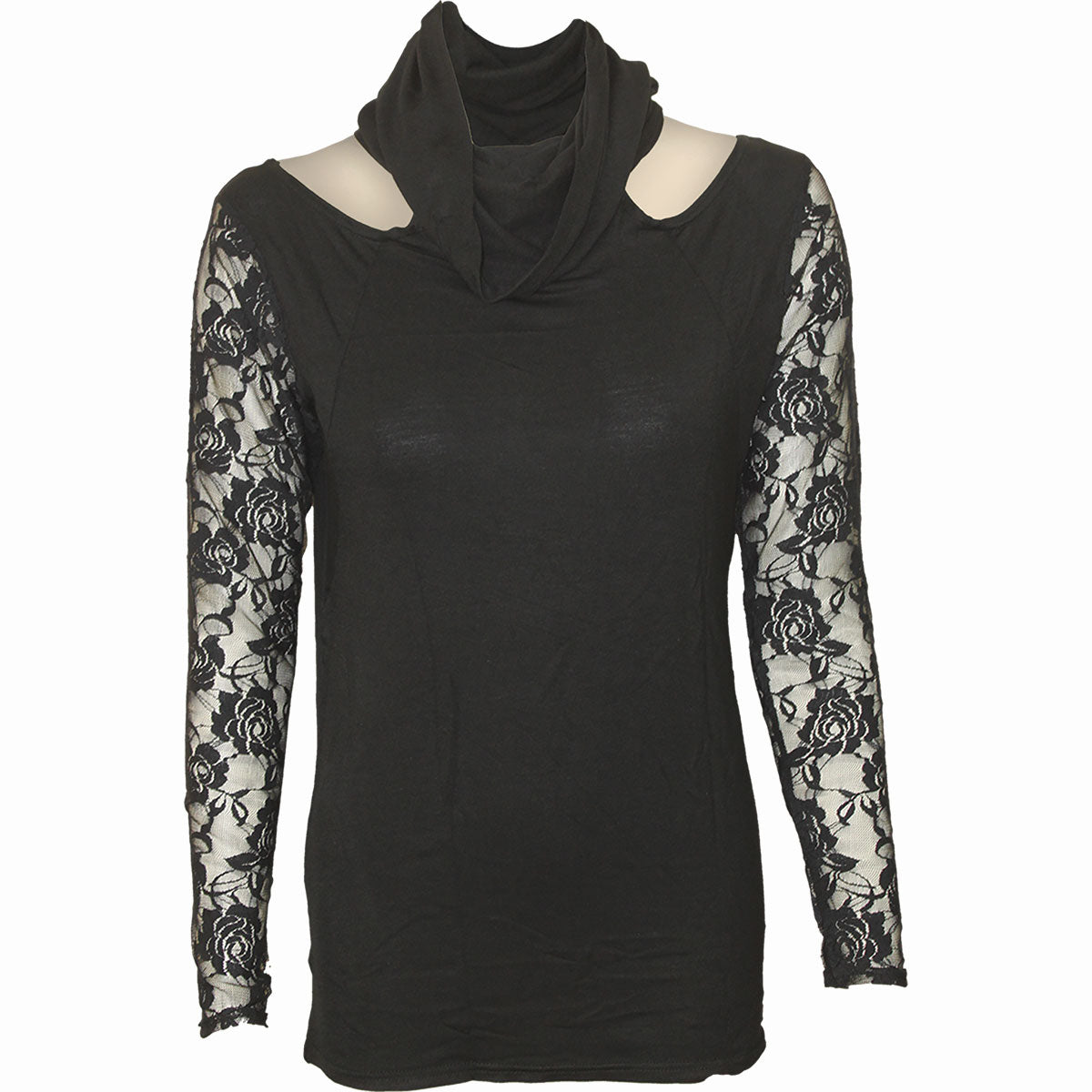 Langærmet T-shirt Spiral Gothic Elegance