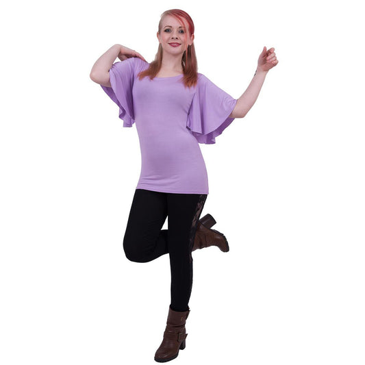 Tops - Short Sleeve Spiral Gothic Elegance