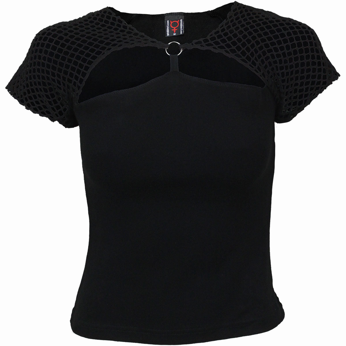 Tops - Short Sleeve Spiral Gothic Rock