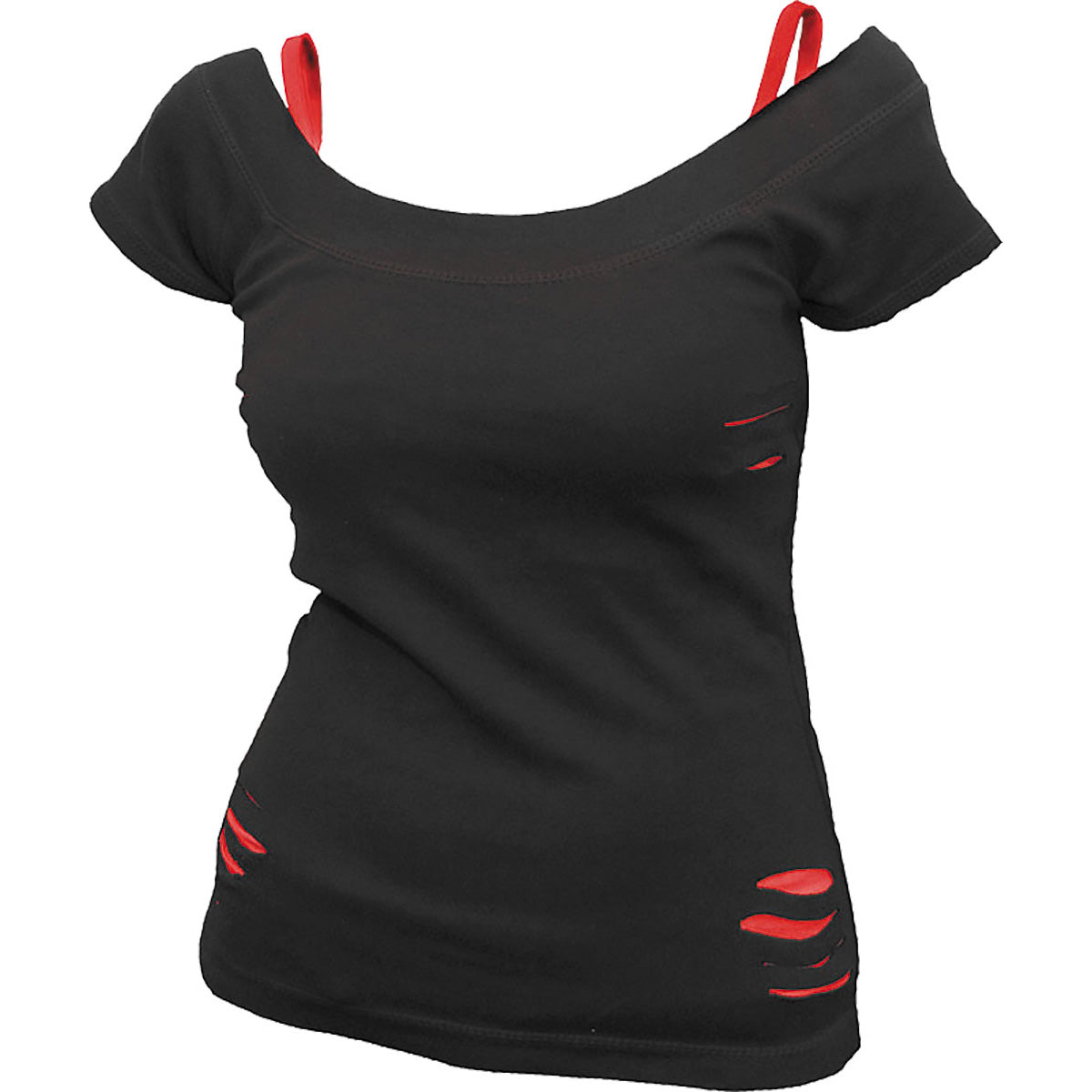 Tops - Short Sleeve Spiral Urban Fashion