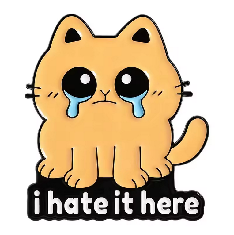 Pin I Hate It Here Cat
