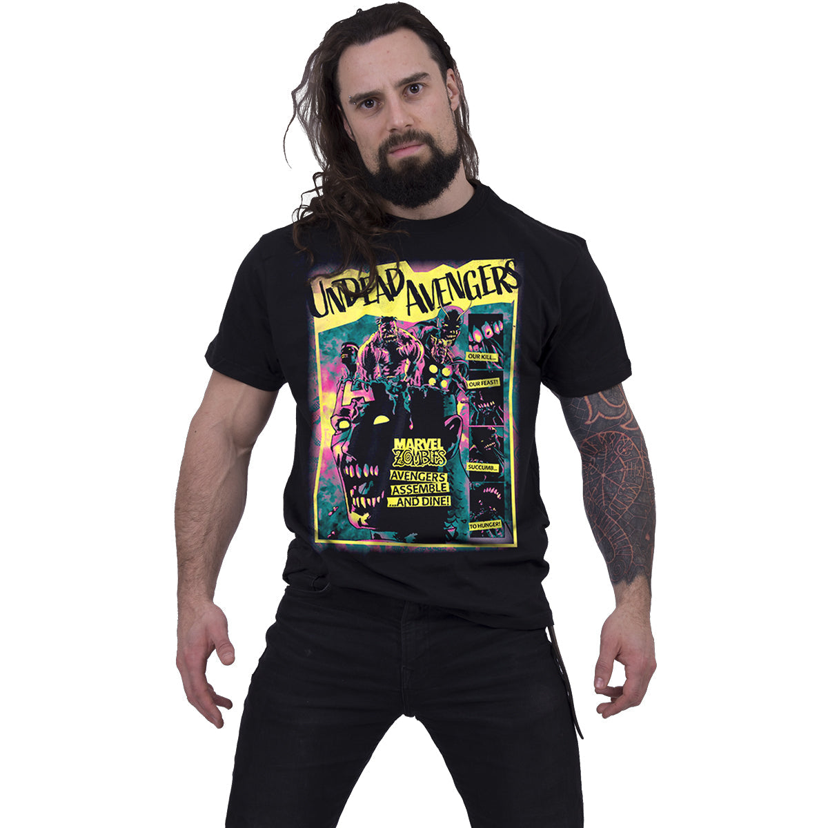 T-shirt Spiral Marvel Zombies