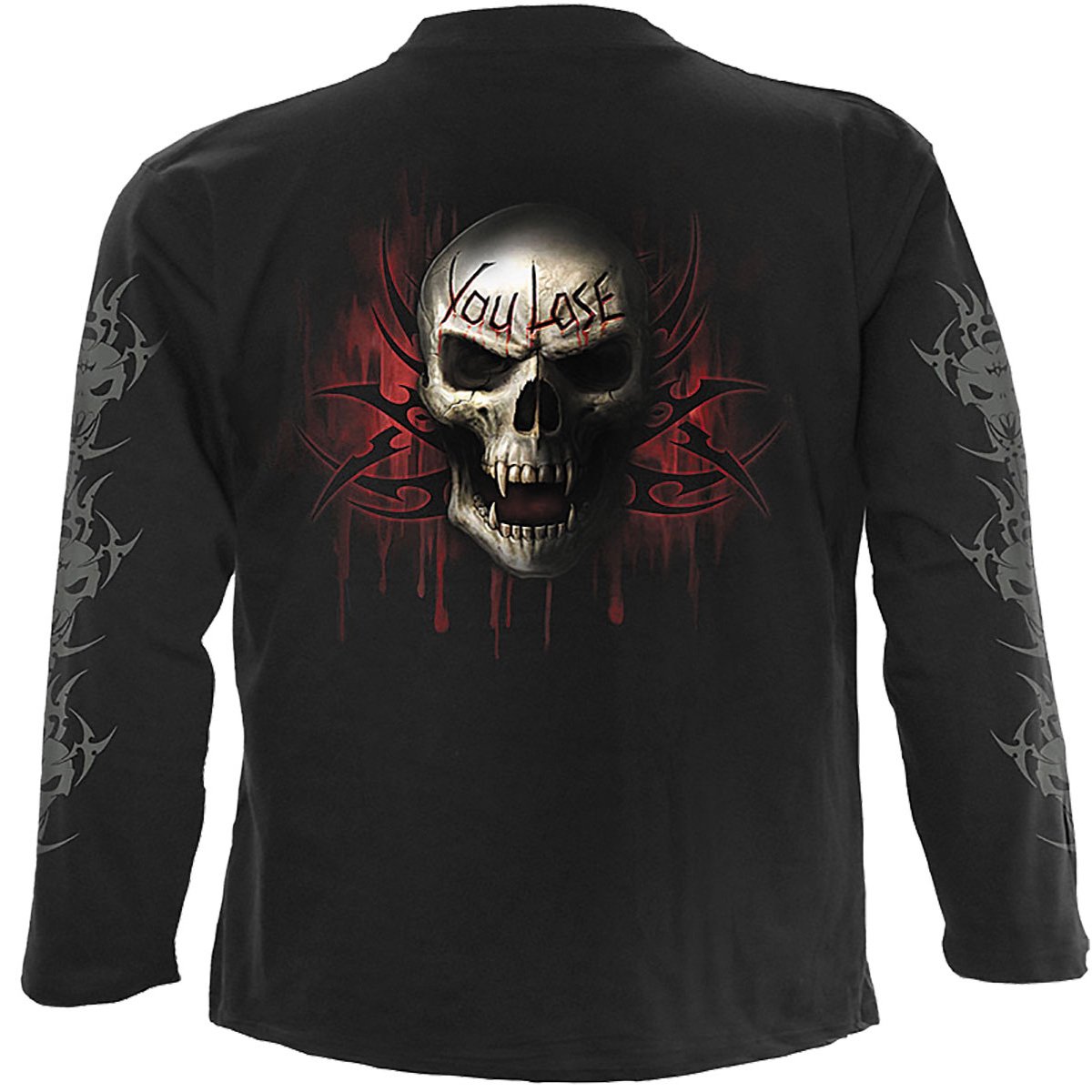 Langærmet T-shirt Spiral Game Over
