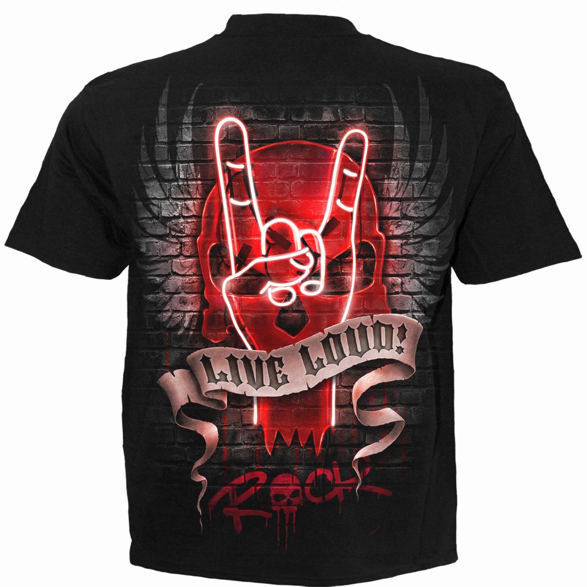 T-shirt Spiral Live Loud