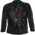 Indlæs billede i Gallery viewer, Langærmet T-shirt Spiral Steampunk Skull
