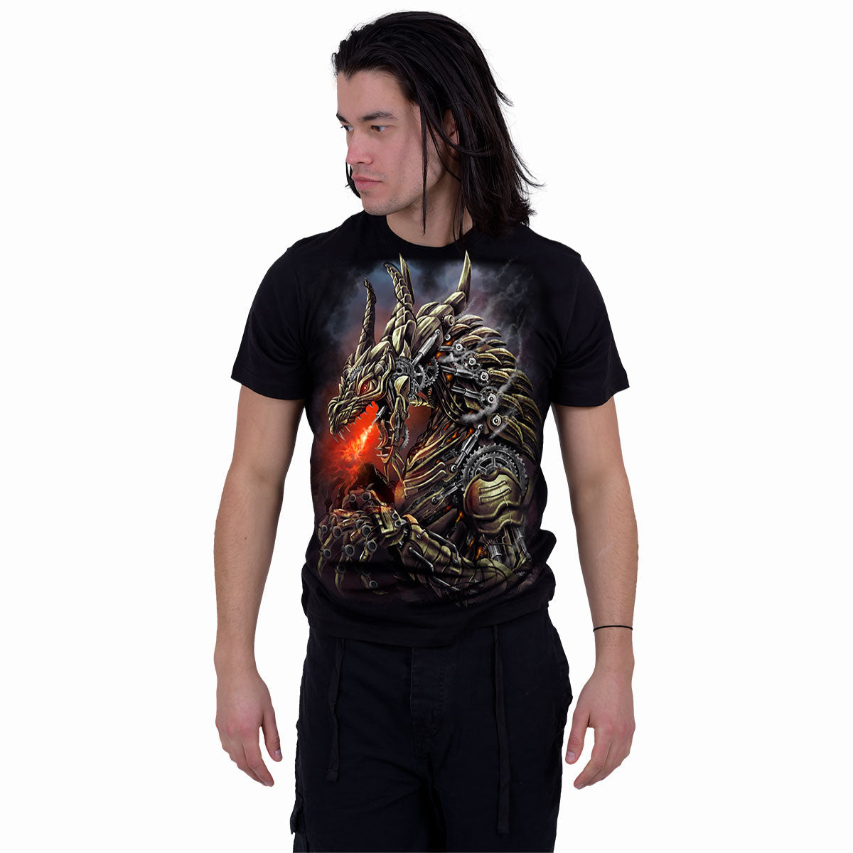 T-shirt Spiral Dragon Cogs