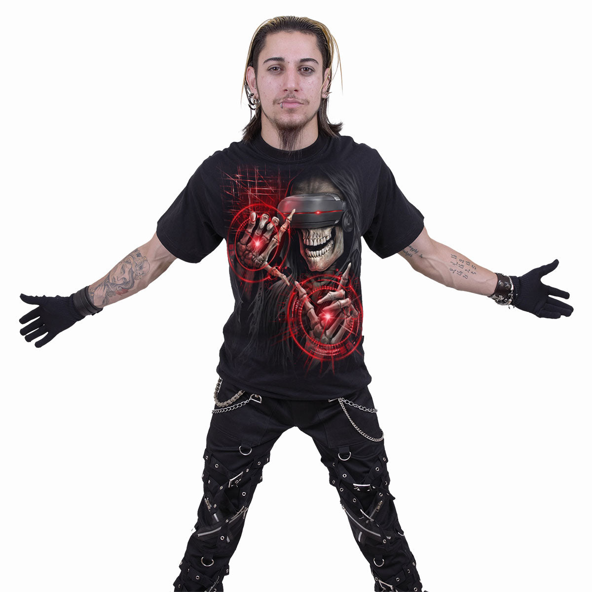 T-shirt Spiral Cyber Death