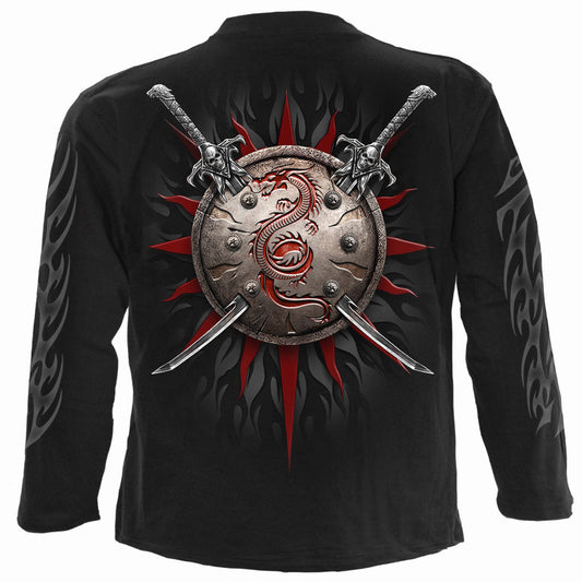 Langærmet T-shirt Spiral Oriental Dragon