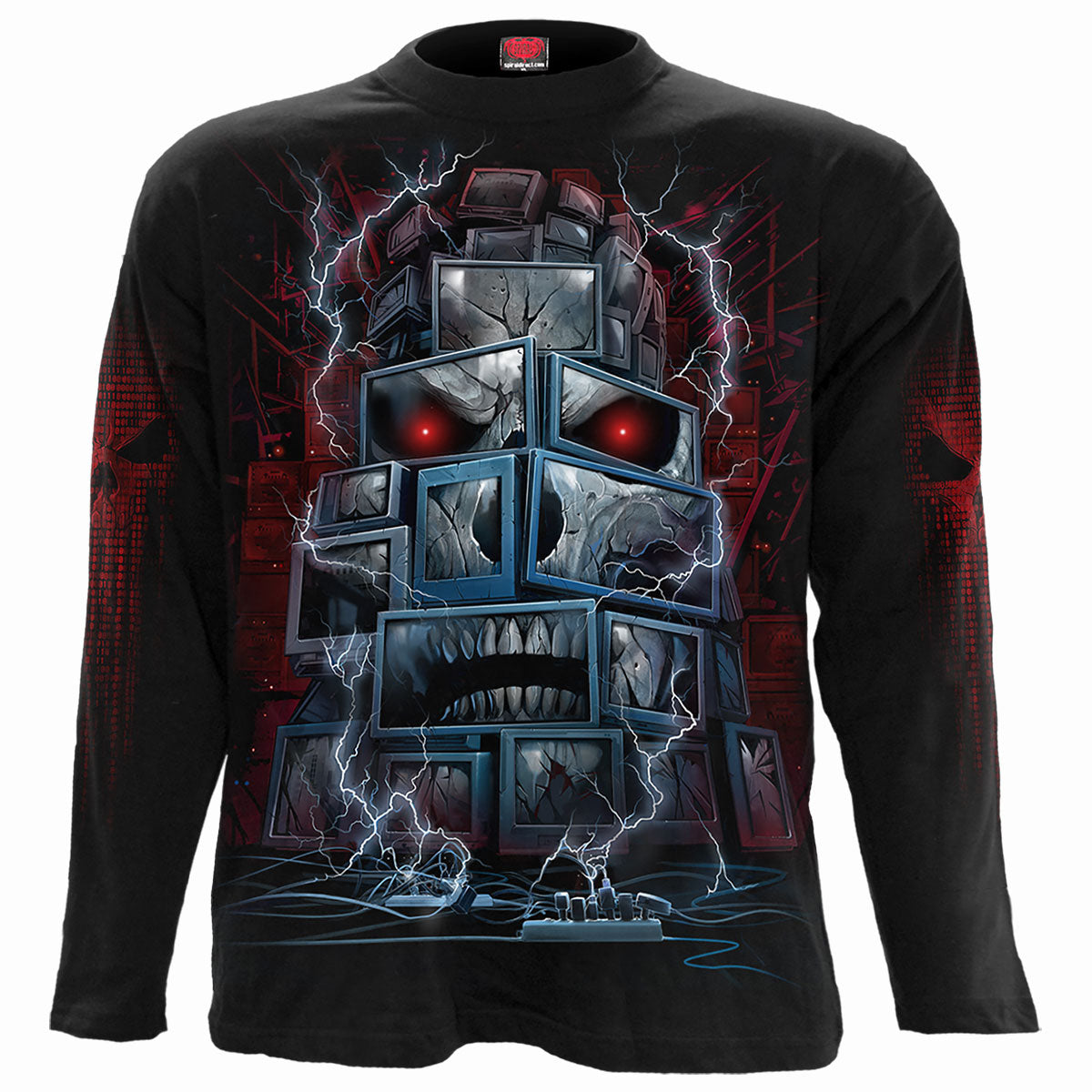 Langærmet T-shirt Spiral Death By Tv