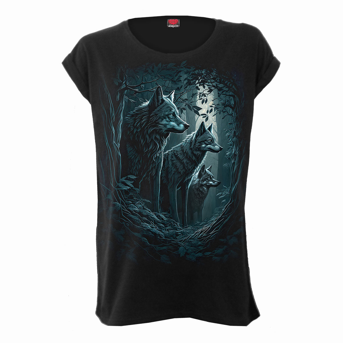 Tops - Short Sleeve Spiral Forest Guardians