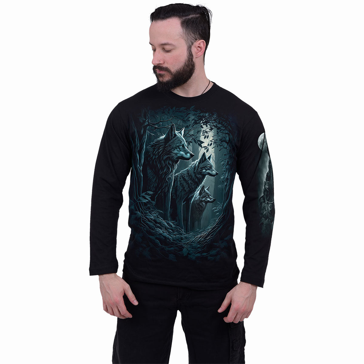 Langærmet T-shirt Spiral Forest Guardians