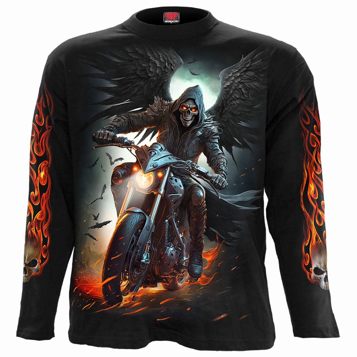 Langærmet T-shirt Spiral Night Rider