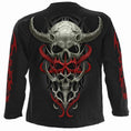 Indlæs billede i Gallery viewer, Langærmet T-shirt Spiral Skull Synthesis
