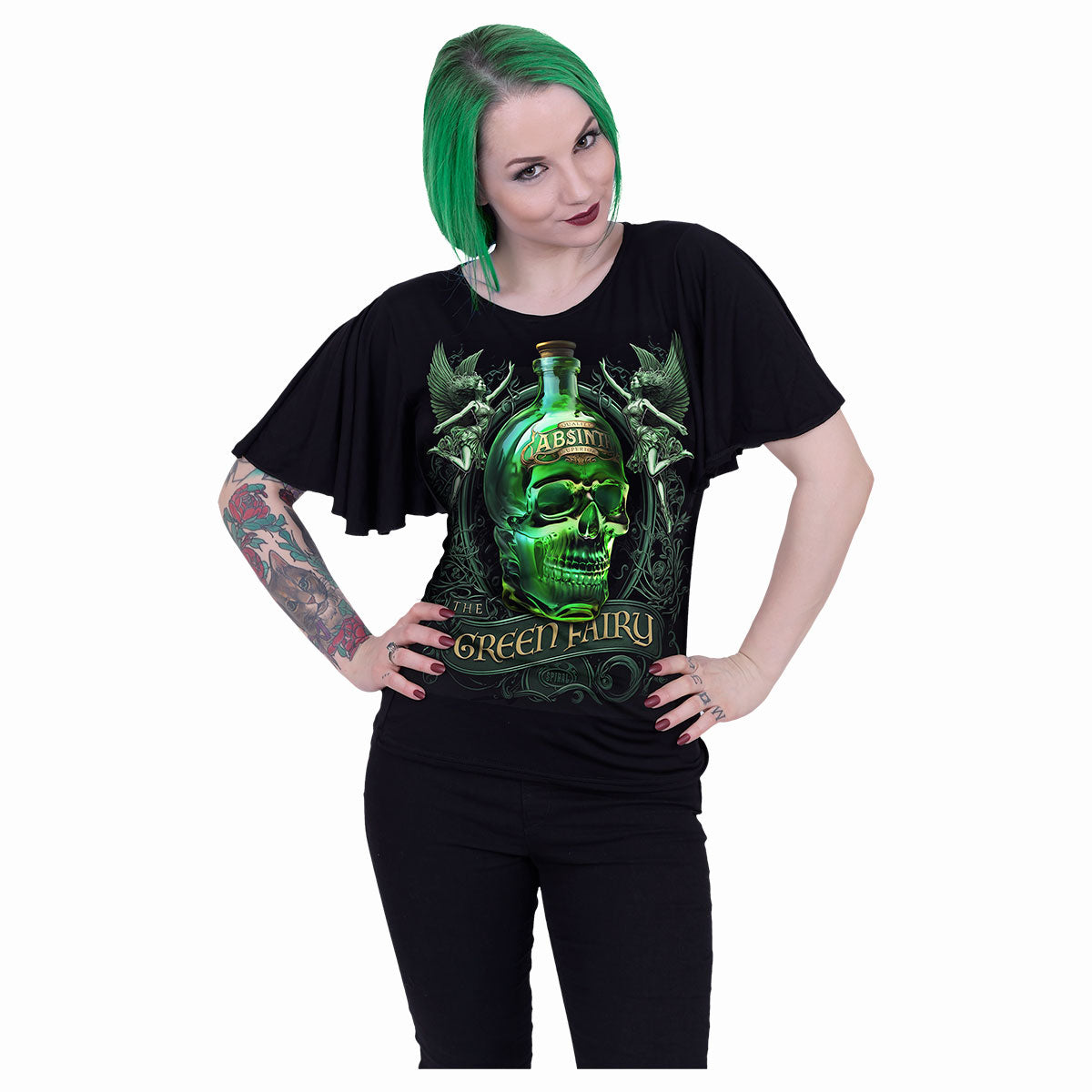 Tops - Short Sleeve Spiral The Green Fairy