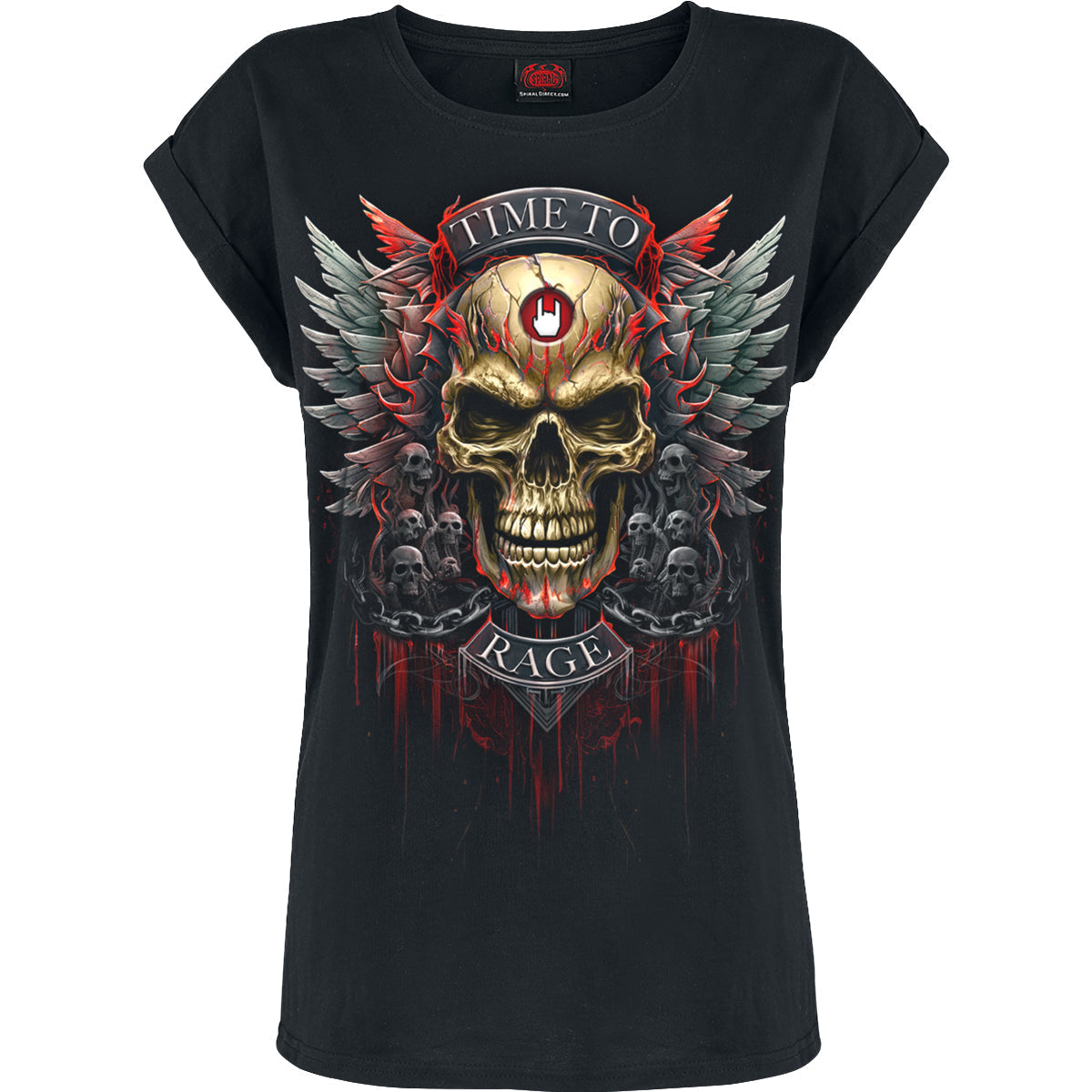 Tops - Short Sleeve Spiral Time To Rage (Emp)