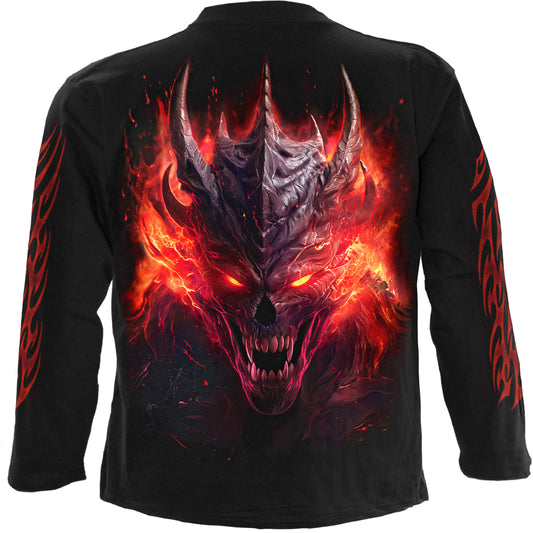 Langærmet T-shirt Spiral Riff Burner