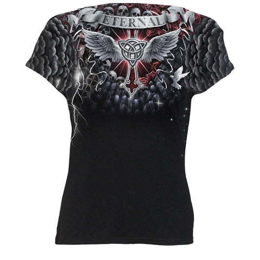 Tops - Short Sleeve Spiral Life And Death Cross