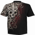 Load image into Gallery viewer, T-shirt Spiral Skull Shoulder Wrap
