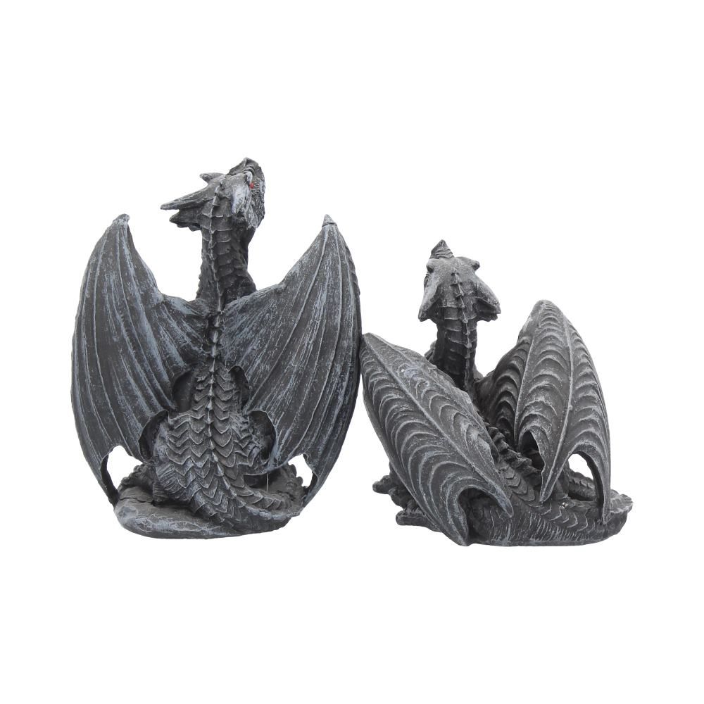 Figur Drage Dark Fury (Set of 2) (10cm)