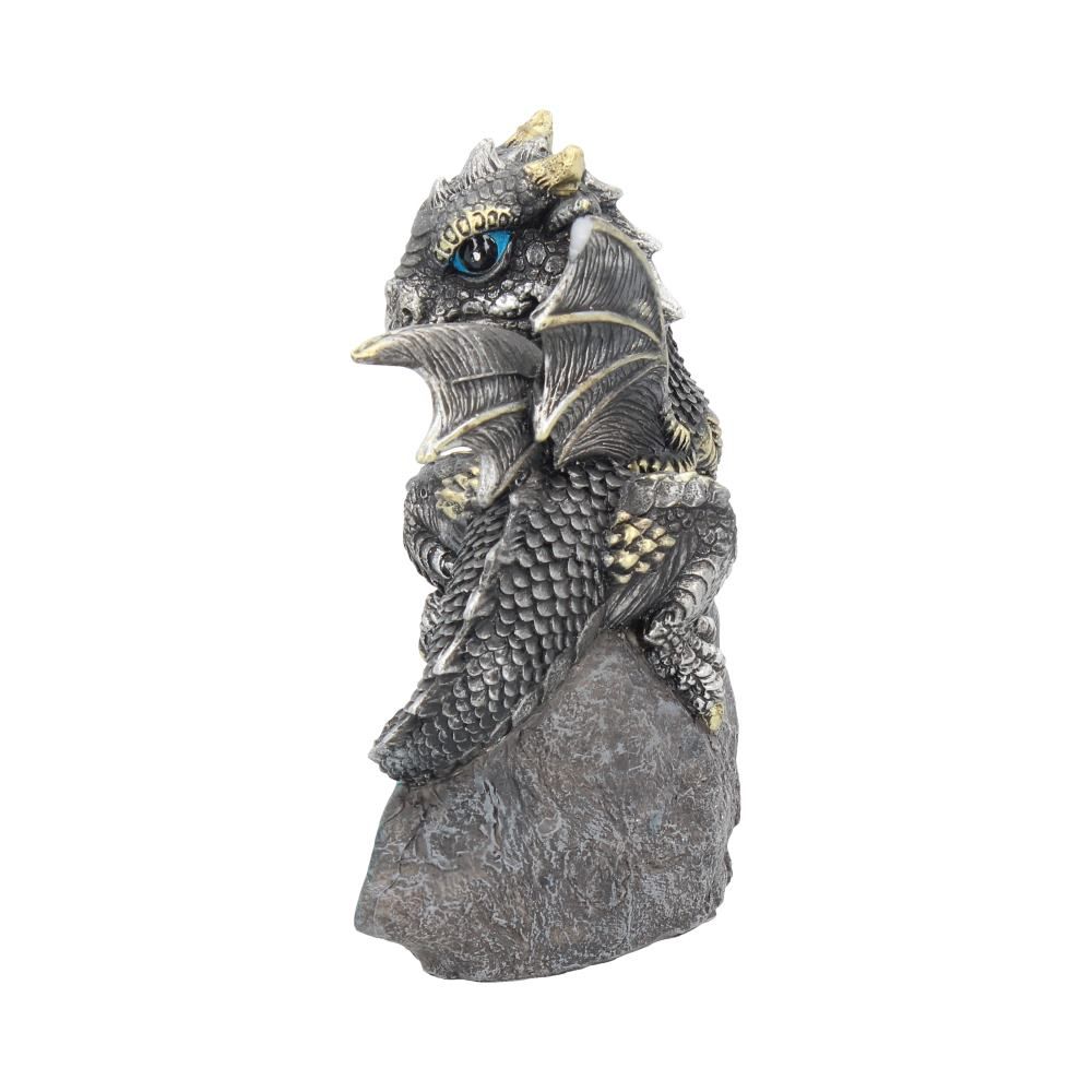 Drage Nest Guardian Blå (13cm) - Fatima.Dk