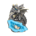 Indlæs billede i Gallery viewer, Drage Nest Guardian Blå (13cm) - Fatima.Dk
