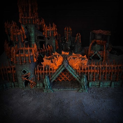 Modulære mure og port fra Kingdom of Azragor
