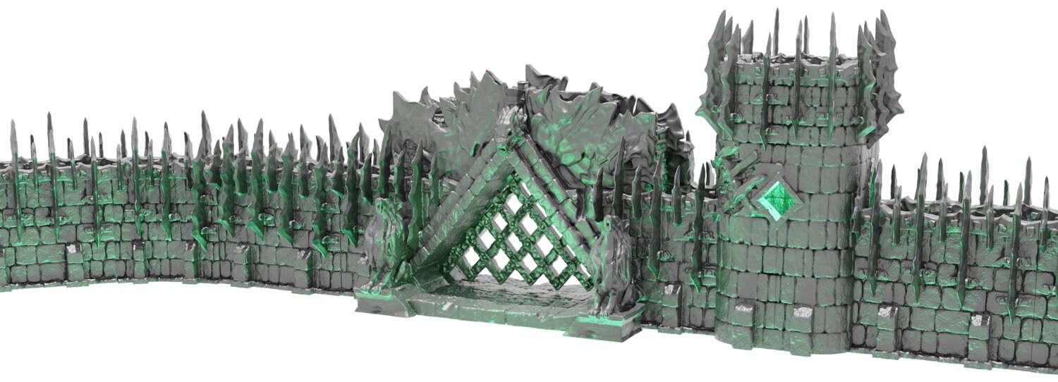 Modulære mure og port – Kingdom of Azragor