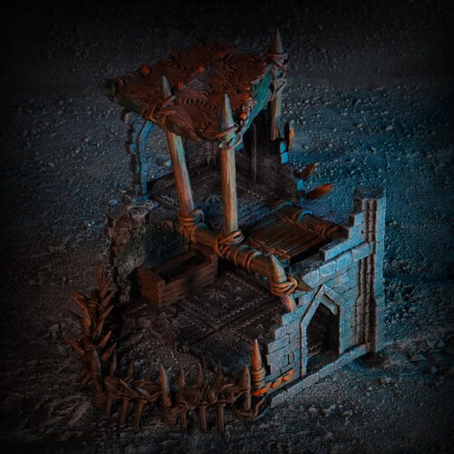 Orkfængsel fra Kingdom of Azragor til miniature gaming