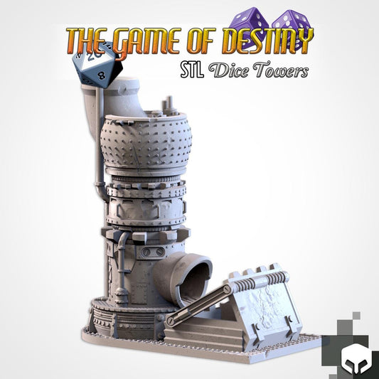 Industrial Tower Dice Tower | The Game of Destiny