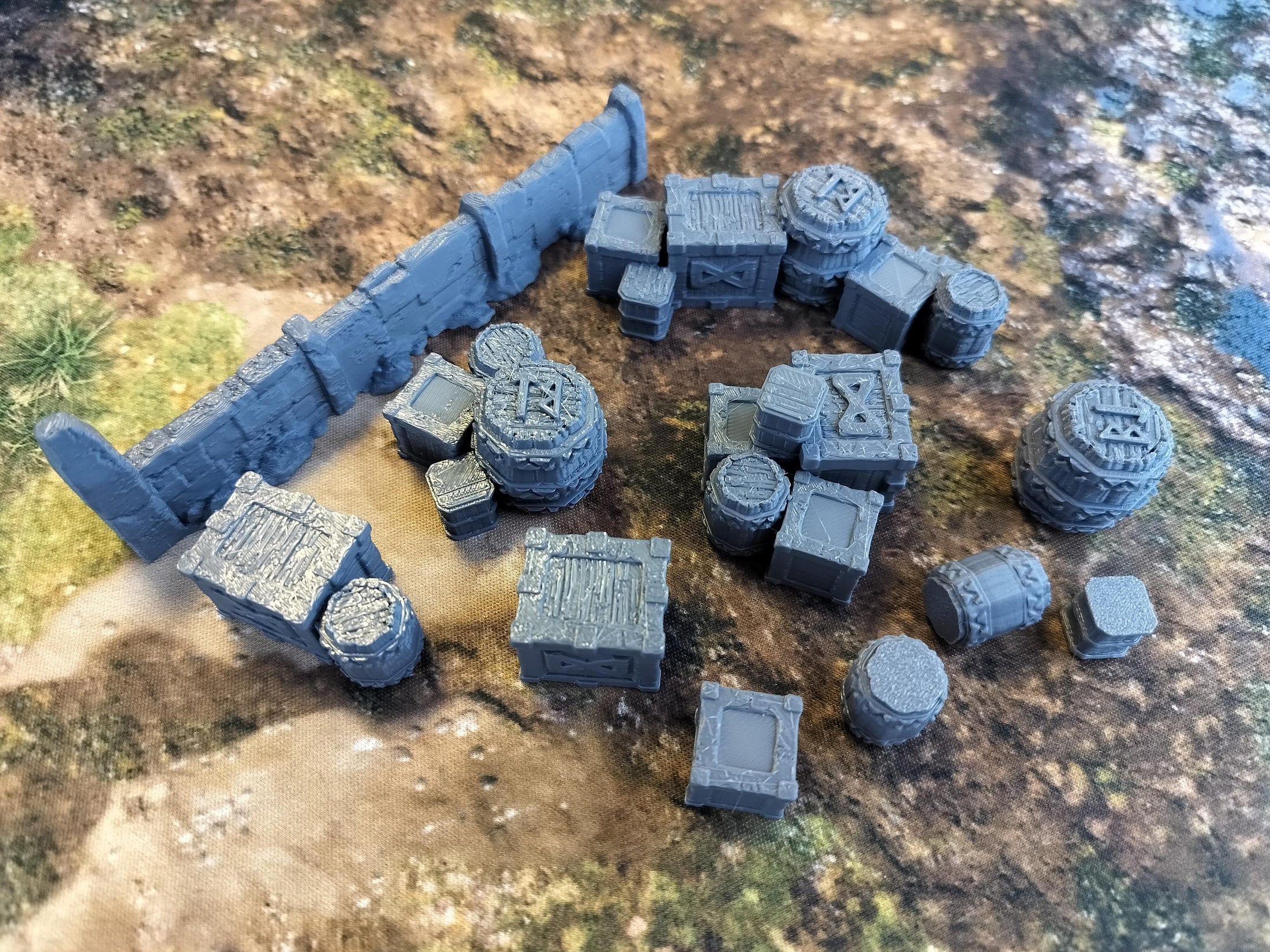 Scatter terrain-pakke fra Kingdom of Durak Deep