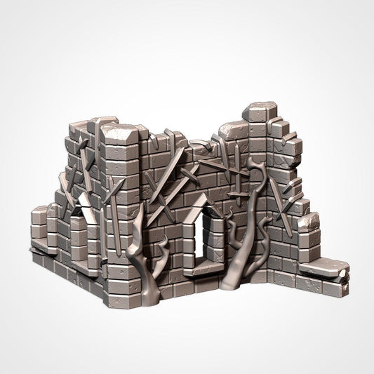 Cursed Fortress – Ruins and Statue