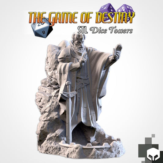 Statue of the Gods Dice Tower | The Game of Destiny