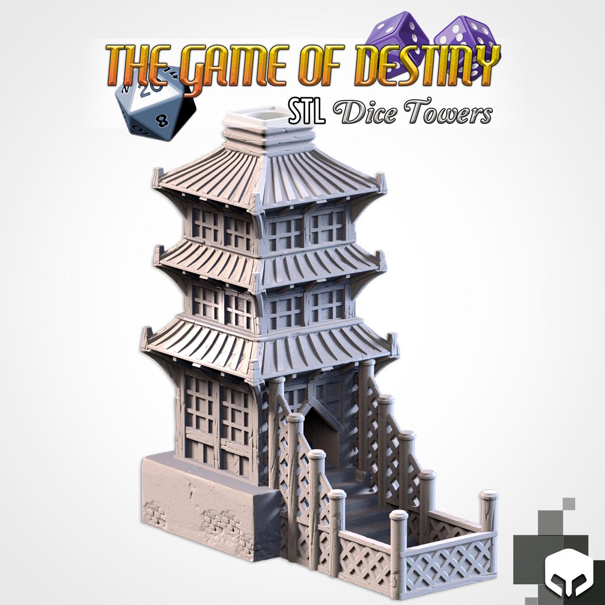 Dice Tower – Orientalischer Turm | Das Spiel des Schicksals