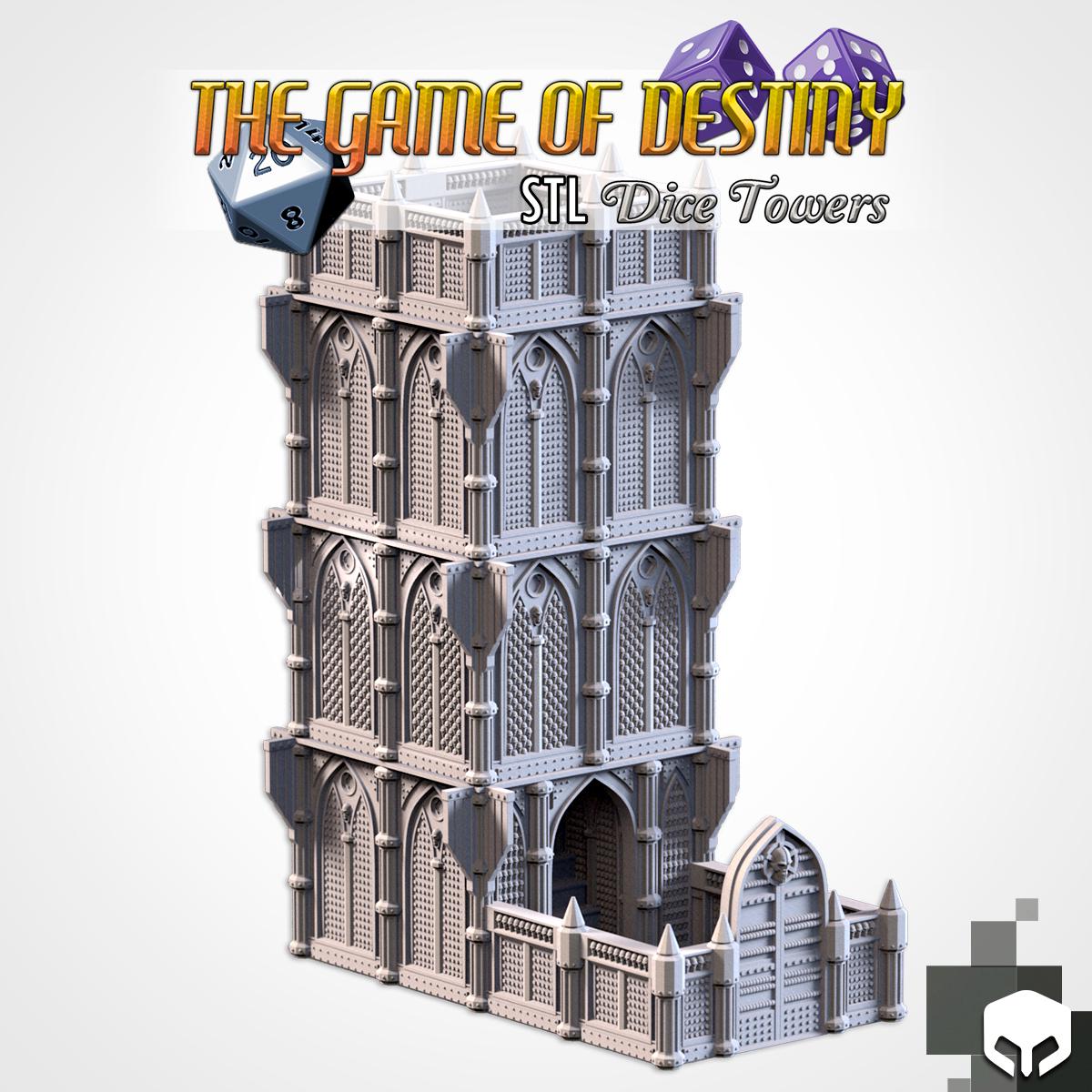 Cathedral Tower – Dice Tower fra The Game of Destiny