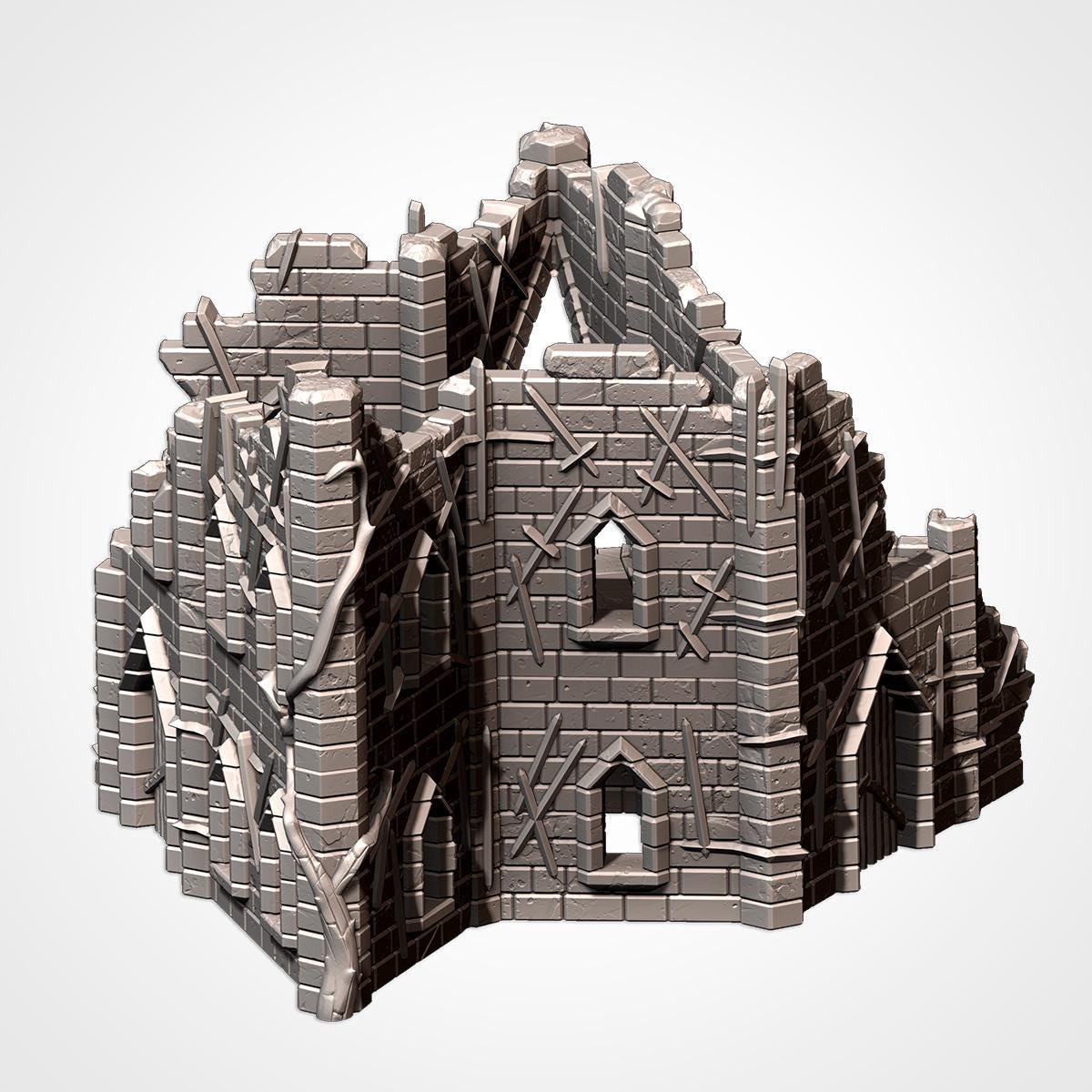 Cursed Fortress 2 – 3D-printet terræn
