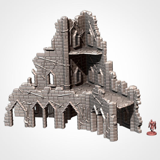 Cursed Fortress 1 wargaming-terræn fra Txarli Factory