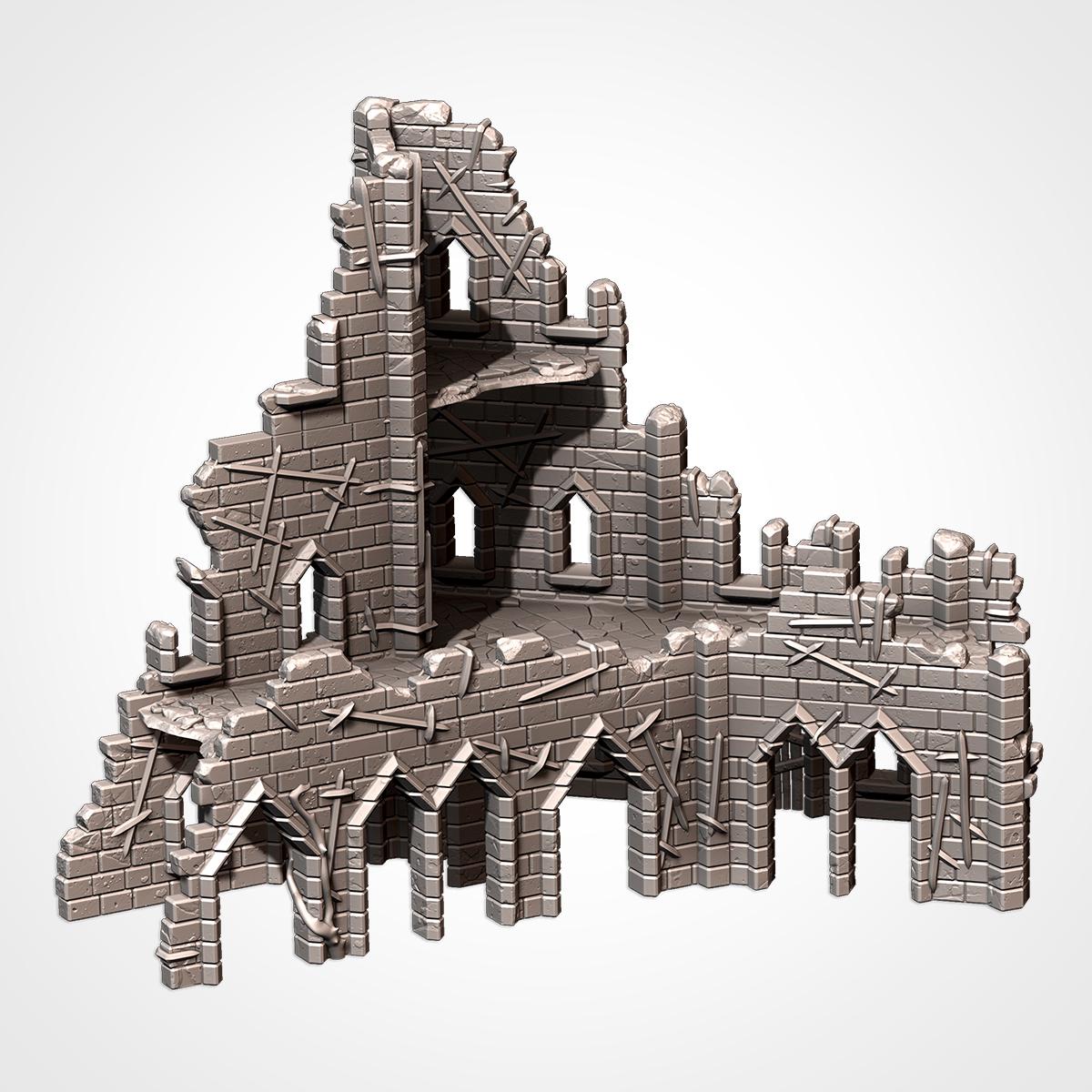 Cursed Fortress 1 – Wargaming Terrain