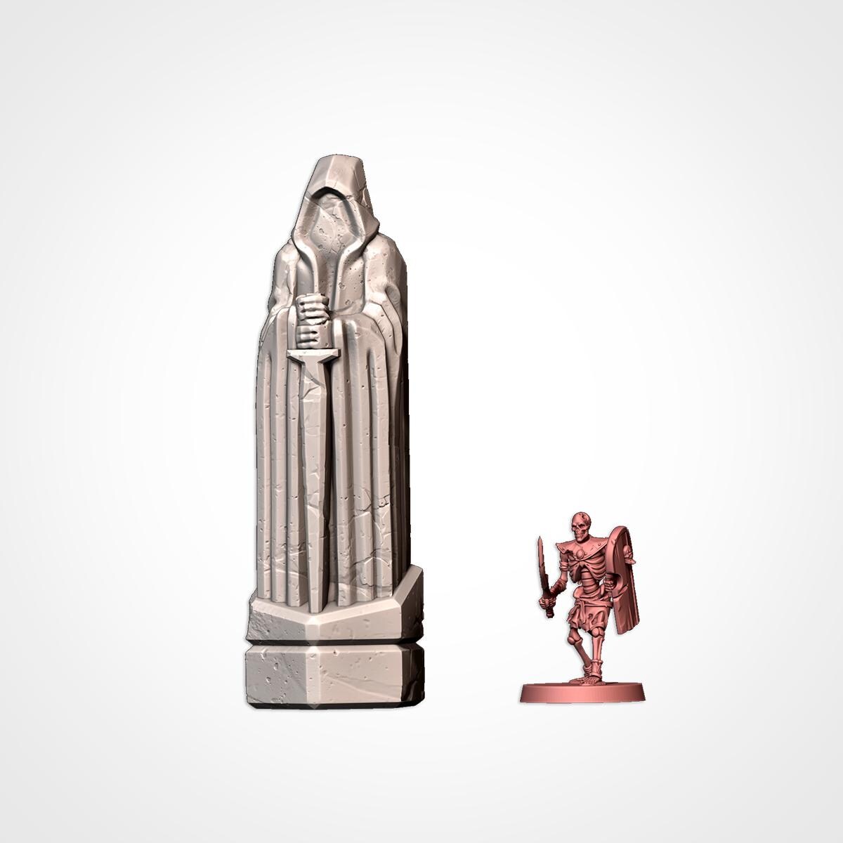 Cursed Fortress – Ruins and Statue