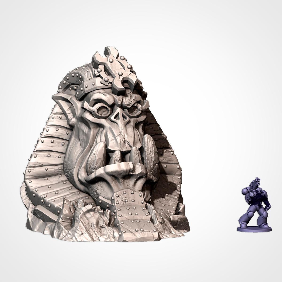 Orkmonument: Farao fra Txarly Factory