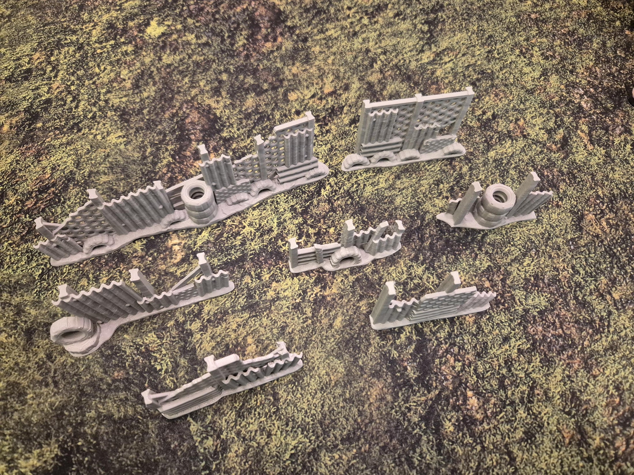 Sci-Fi Barricades Set by Txarli Factory – 7 Pieces